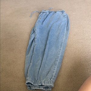 SHEIN Light Blue Boyfriend Jeans